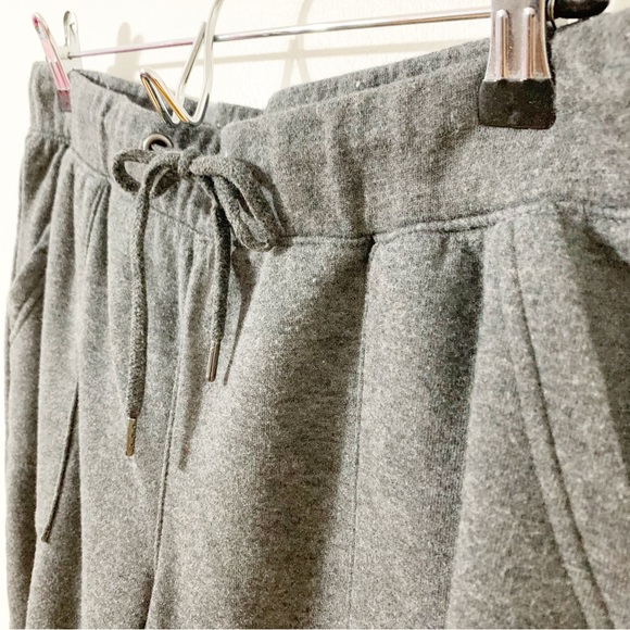 Rewash Cotton Blend Sweat Pants Elastic Cuffs and Waist with Draw String Gray - Picture 6 of 9